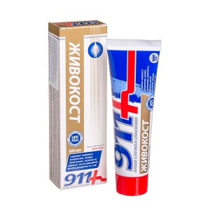 Gelis - balzamas kūnui 911 “ Živokost ” 100 ml (geriausias iki 2026 metų)